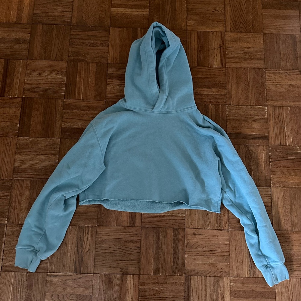 Aritzia TNA - light blue cropped hoodie  / Size M / worn 5x